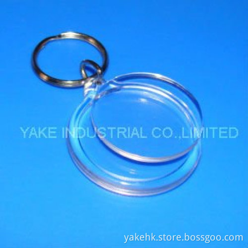 Round Acrylic Photo Keychain